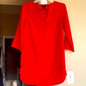 H&M Red Tunic top